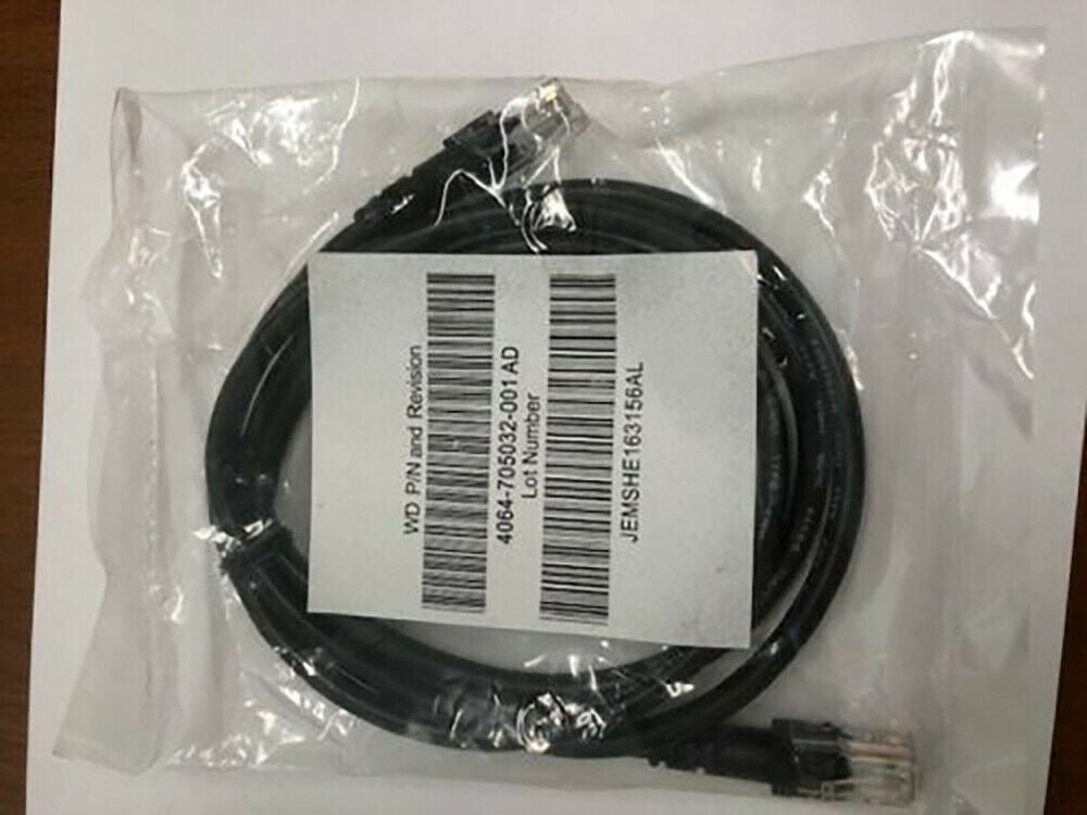 3x WD Ethernet LAN Network Cable for Modem Router TIA/EIA-568-B.2, CAT5E 3ft