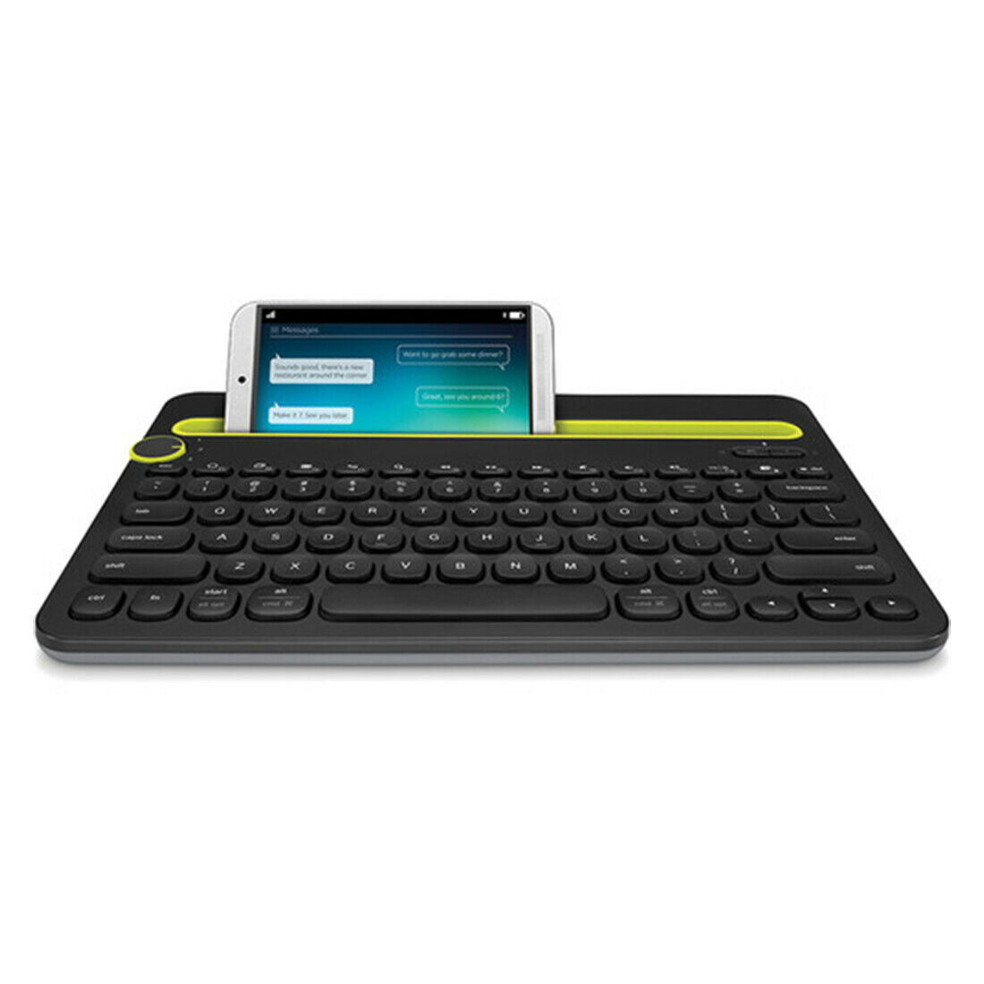 Logitech K480 Universal Mini Multi-Device Wireless Keyboard (920-006342), Black