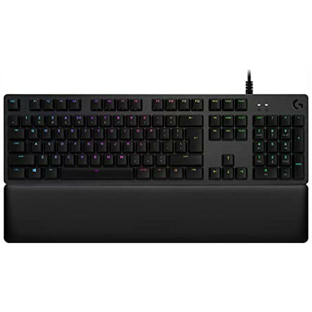 Logitech G513 RGB Backlit Mechanical Wired Gaming Keyboard GX Blue Click, Carbon