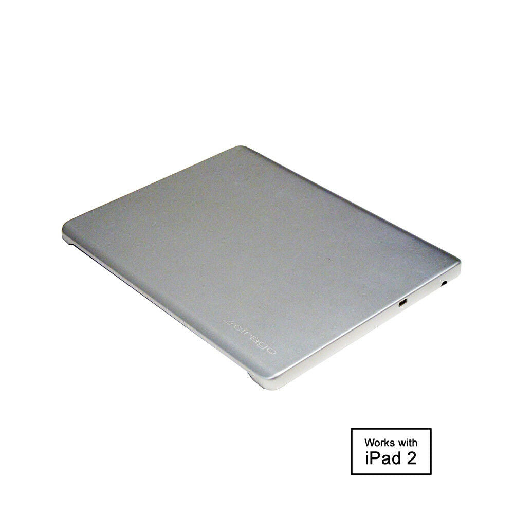 Cirago Aluminum Wireless USB Keyboard Case for Apple iPad 2 4th, 3rd, 2nd gen