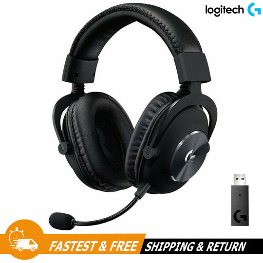 Logitech G PRO X Wireless Gaming Headset with Blue VO!CE Mic Filter, 981-000906