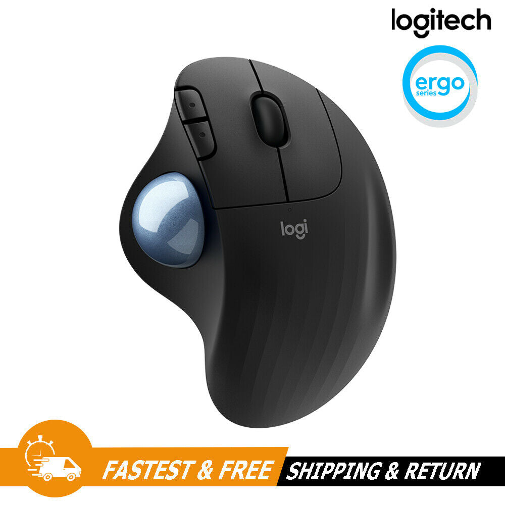 Logitech ERGO M575 Wireless Trackball Mouse with Adjustable Ergonomic 910-005869