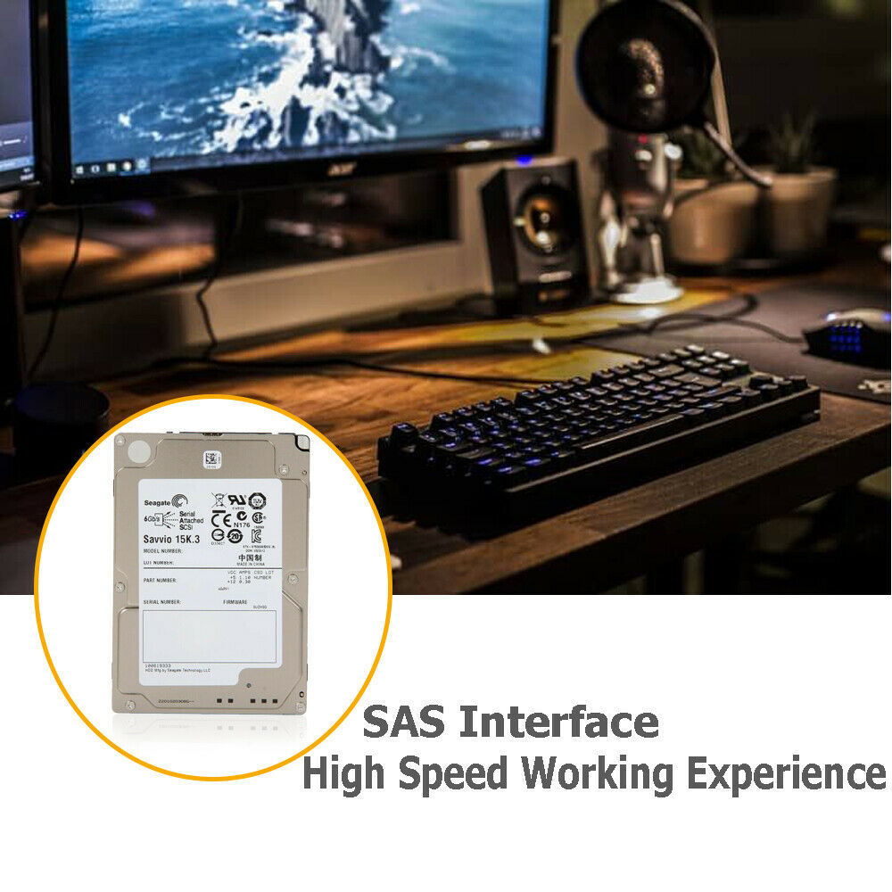 Seagate (SAS) Savvio 2.5" Internal HD 300GB 15krpm HDD 6Gb/s, ST9300653SS