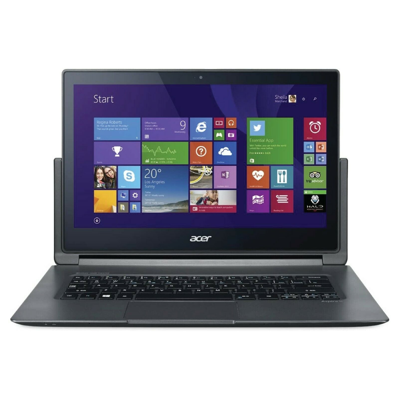 Acer Aspire Laptop Intel Core i5-5200U CPU @ 2.20GHz 8GB RAM 128GB SSD AspireR7371T-09-B