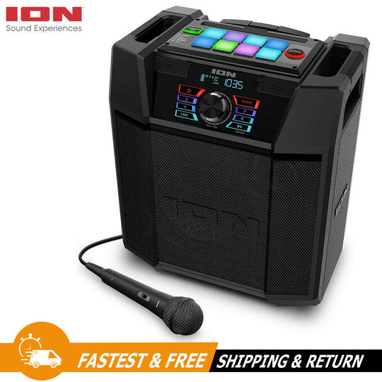 ION Explorer FX High Power Sound Effects IPX4 Water Resistant Bluetooth Speaker