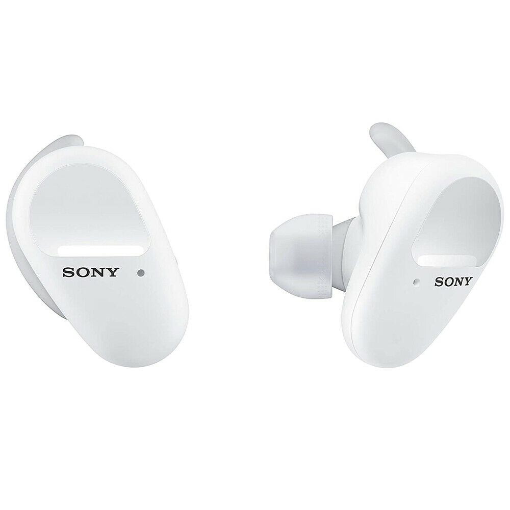Sony WF-SP800N Truly Wireless Sports In-Ear Noise Canceling Headphones, White