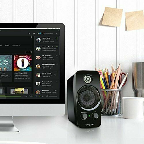 Creative Labs Inspire T10 W 2.0 Channel Stereo Wired Speakers Set, 51MF1601AA000