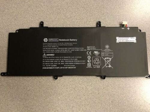 HP WR03XL Replacement Notebook Li-ion Battery 11.1V, 32wh, 2860mAh, HP725497-1C1