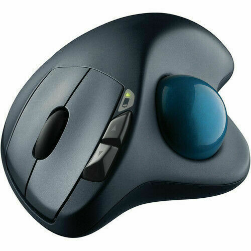 Logitech M570 Wireless Laser Trackball Ergonomic Mouse for PC & Mac, 910-001799
