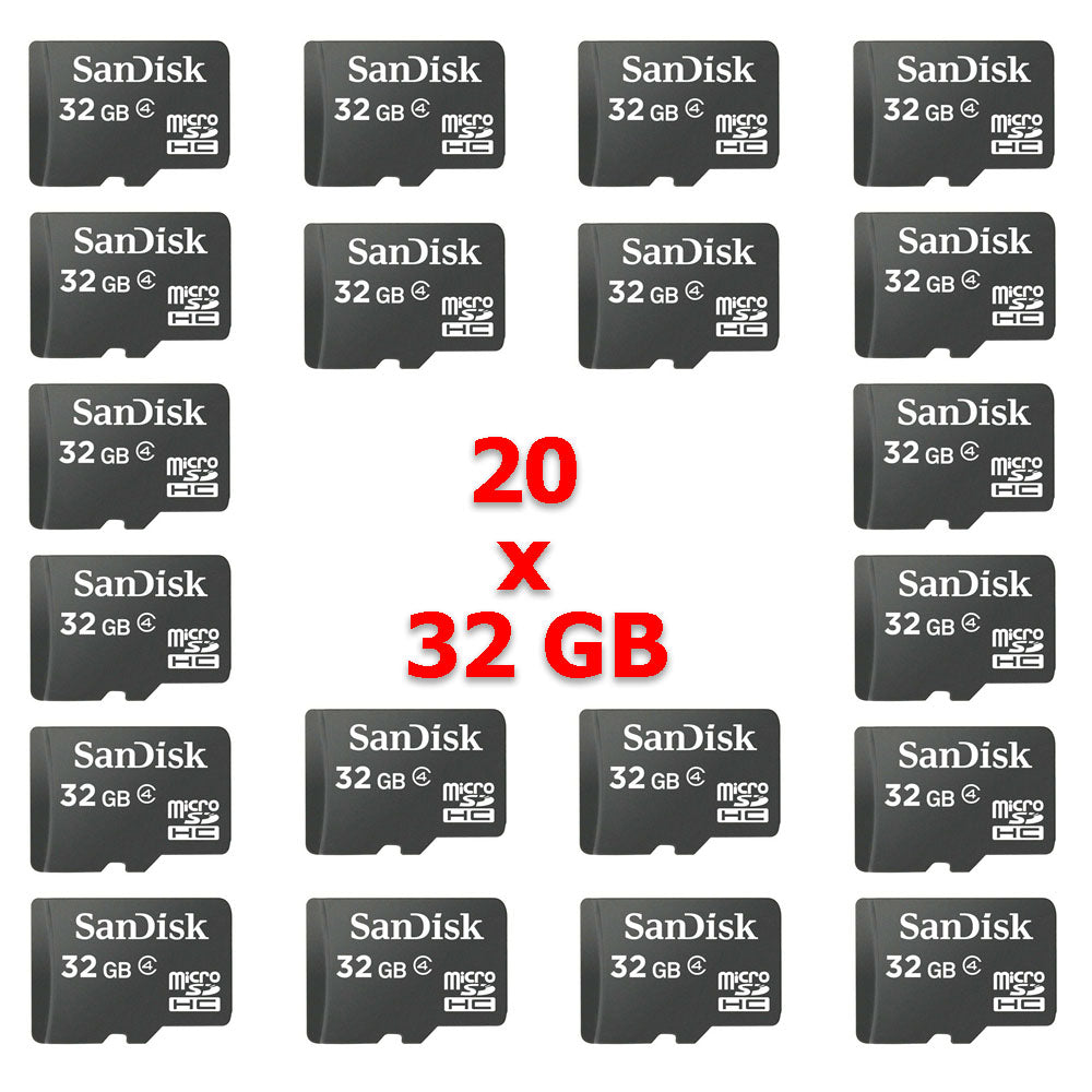 SanDisk Micro SD Card 16GB 32GB Memory Class 4 for Tablets Drones Wholesale lot