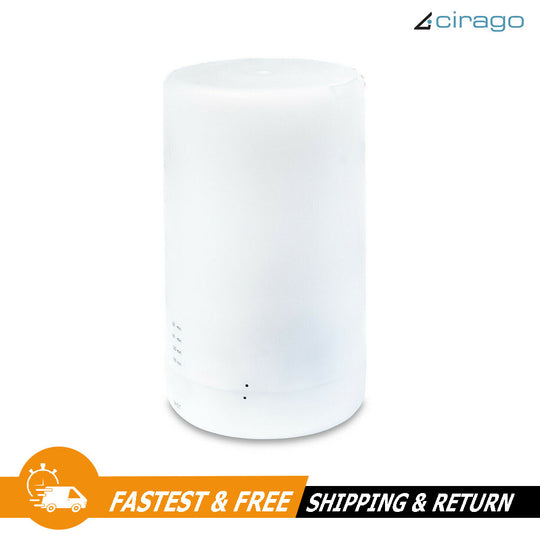 Cirago Aromatherapy White Essential Oil Diffuser (100 ML) - Diffuser with Timer