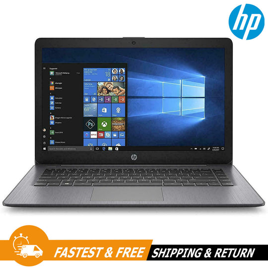 HP Stream14" HD Laptop AMD A4-9120e Dual-Core 1.5 Ghz 4GB DDR4 32GB Webcam Win10