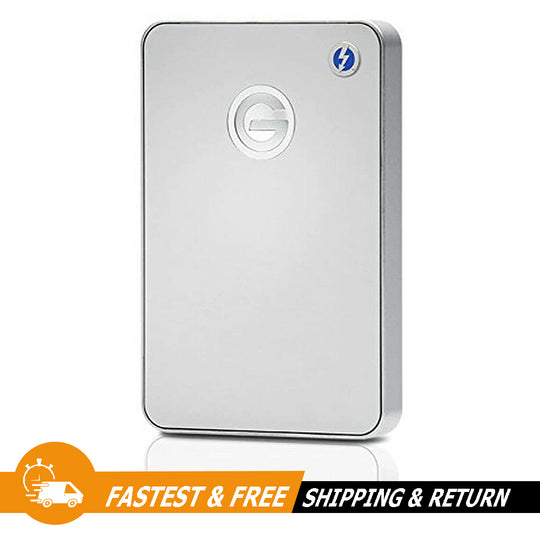 Hitachi G-Drive 1TB Thunderbolt USB 3.0 Portable External Hard Drive, 0G04452