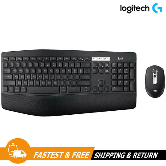 Logitech Palm Rest Wireless Keyboard K850 and M585 Mouse Combo,