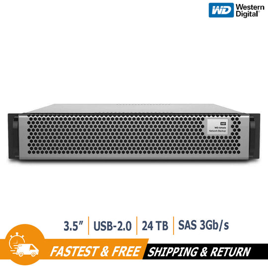 WD Arkeia 24TB Network Attached Storage RA4300 Intel Xeon QuadCore WDBJBP0240LSL