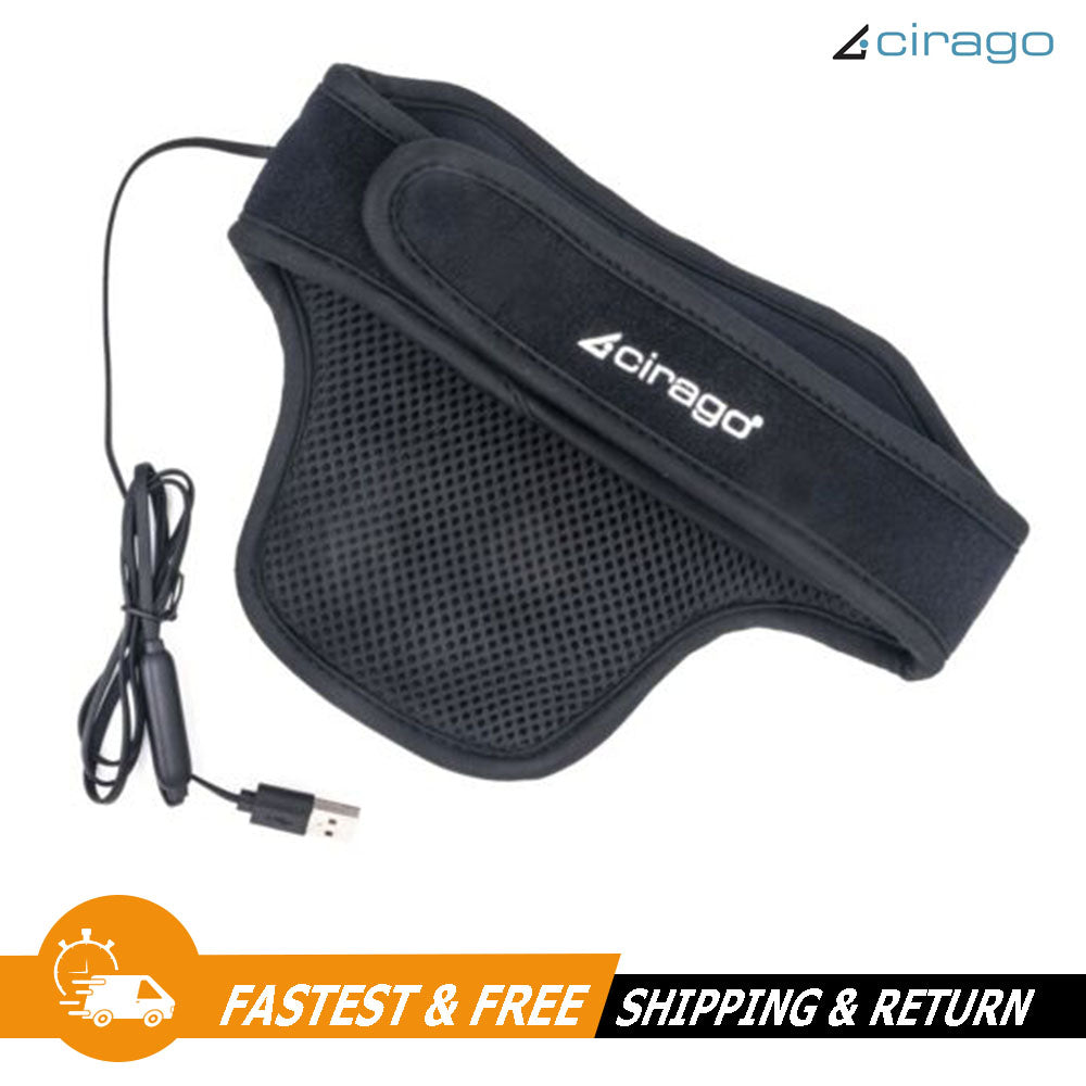 Cirago Graphene Far Infrared Heating Neck Pad for Pain Relief, 3 Heat Settings
